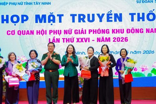 Họp mặt truyền thống Cơ quan Hội Phụ nữ Giải phóng khu Đông Nam bộ