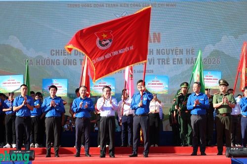Ra quân Chiến dịch Thanh niên tình nguyện Hè năm 2026 tại khu vực biên giới tỉnh An Giang