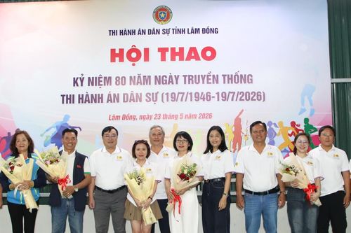Sôi nổi hội thao Thi hành án dân sự Lâm Đồng kỷ niệm 80 năm ngày truyền thống