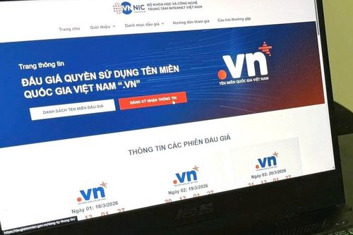 77 tên miền '.vn' ngắn, đẹp sắp lên sàn đấu giá