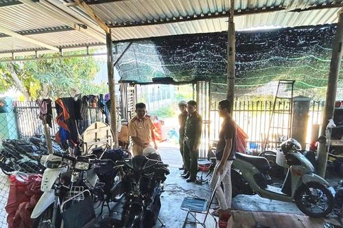 Yêu cầu cơ sở sửa chữa xe máy cam kết không độ chế, thay đổi kết cấu xe