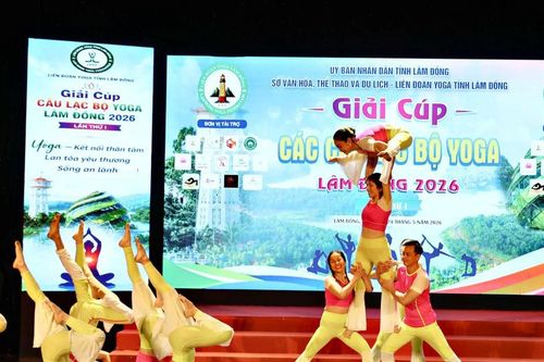 Sôi nổi Giải Cúp các câu lạc bộ yoga tỉnh Lâm Đồng năm 2026