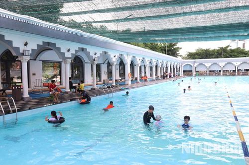 Sôi động các bể bơi dịp hè