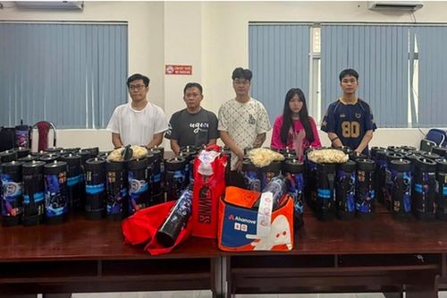 TP.HCM: Triệt phá đường dây buôn bán khí cười quy mô lớn