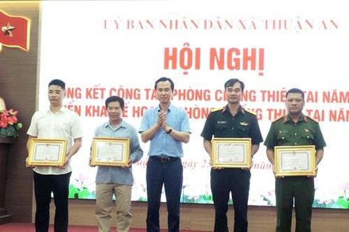 Xã Thuận An chủ động ứng phó thiên tai trước mùa mưa bão