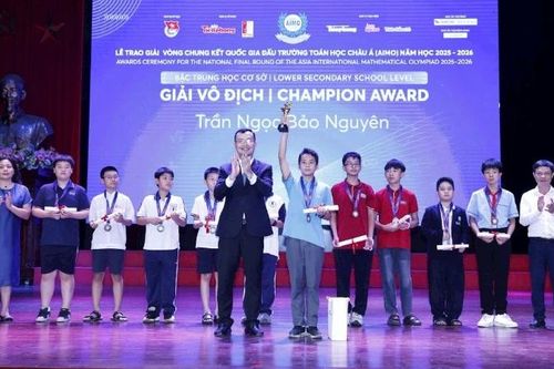 22 tỉnh, thành phố có học sinh đạt giải tại Chung kết quốc gia AIMO
