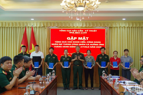 Nhà máy Z133: Nhiều hoạt động chăm lo người lao động trong Tháng Công nhân