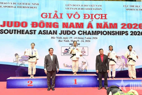 Việt Nam giành vị trí nhất toàn đoàn tại Giải judo Đông Nam Á 2026