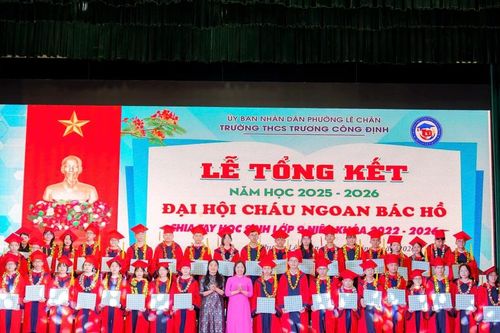 Hải Phòng: Trường THCS Trương Công Định rực rỡ mùa quả ngọt năm học 2025 – 2026