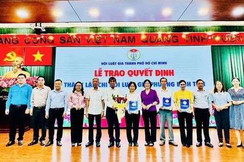 Tp.Hồ Chí Minh: Ra mắt Chi hội Luật gia phường Bình Tiên