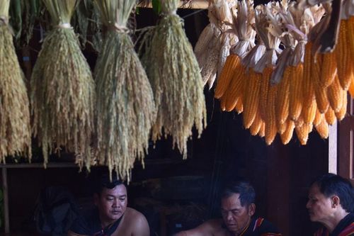Gian bếp miền núi