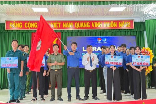Đoàn xã Đại Lãnh ra quân Chiến dịch Thanh niên tình nguyện hè năm 2026