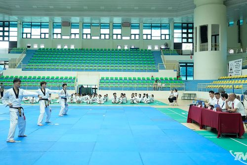 62 võ sinh thi thăng đẳng quốc gia môn Taekwondo