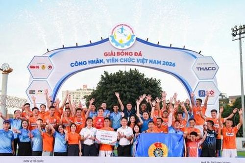 Công đoàn Ngân Hàng Việt Nam vô địch vòng loại phía Bắc Giải bóng đá công nhân, viên chức Việt Nam