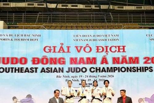 Việt Nam nhất toàn đoàn Giải vô địch Judo Đông Nam Á năm 2026