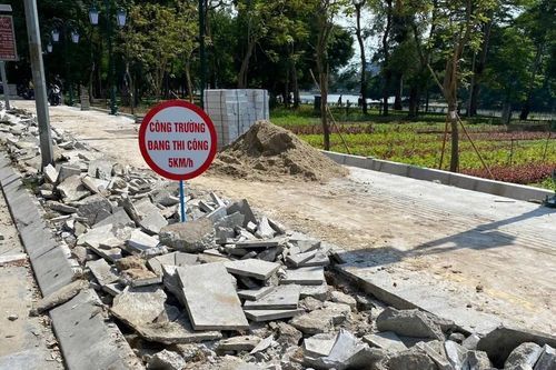 Phường Hai Bà Trưng lý giải việc đào bới hè phố Nguyễn Đình Chiểu