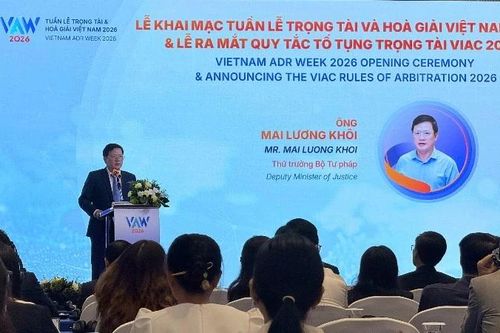 Khai mạc Tuần lễ Trọng tài và Hòa giải Việt Nam 2026