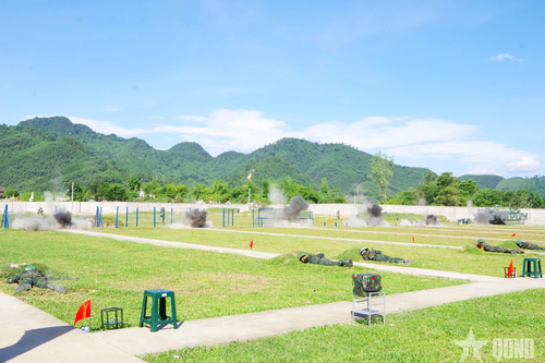 Sư đoàn 324, Quân khu 4: Bảo đảm tốt cho chiến sĩ mới thực hành kiểm tra '3 tiếng nổ'
