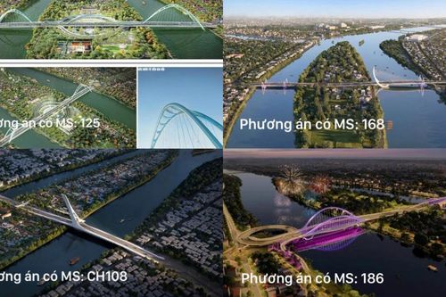 Lộ diện 4 phương án thiết kế cầu Cồn Hến vượt sông Hương