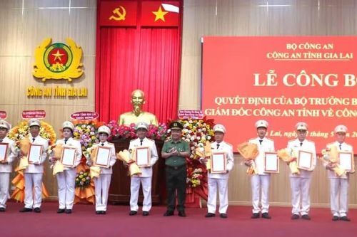 Bổ nhiệm Thủ trưởng Cơ quan cảnh sát điều tra Công an tỉnh Gia Lai