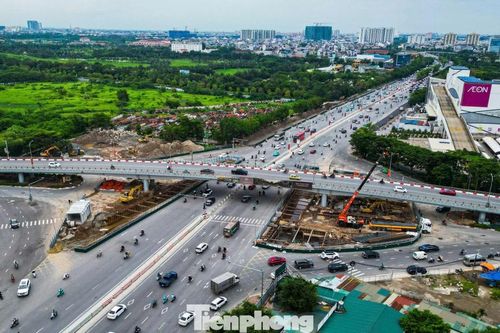 Đại công trường hầm chui Cổ Linh sau 7 tháng thi công