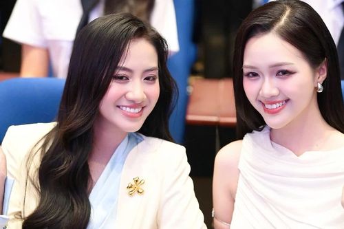 Hà Trúc Linh, đại sứ nghệ thuật Mỹ Vân rạng rỡ tại ngày hội tuyển sinh Hoa hậu Việt Nam