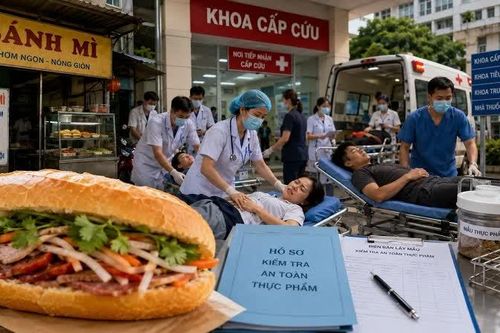 Gia Lai: 75 người nhập viện sau khi ăn bánh mì ở Quy Nhơn Đông