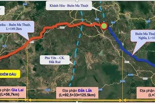 Đề xuất đầu tư cao tốc Pleiku - Buôn Ma Thuột - Gia Nghĩa gần 77.000 tỷ đồng