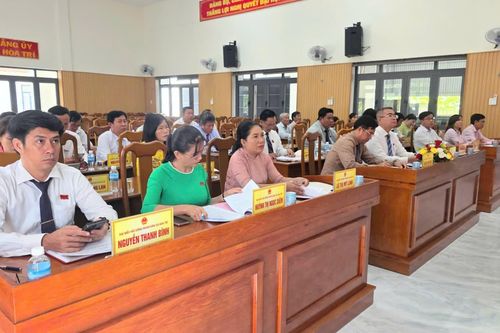 HĐND xã Hòa Trí tổ chức kỳ họp chuyên đề