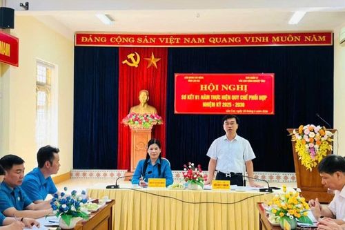 Liên đoàn Lao động tỉnh và Ban quản lý các Khu công nghiệp tỉnh sơ kết 1 năm thực hiện Quy chế phối hợp