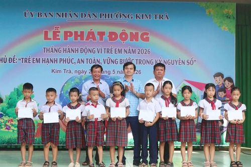 Kim Trà phát động 'Tháng hành động vì trẻ em'