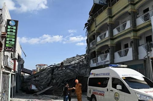 Sập tòa nhà ở Philippines: 3 người thiệt mạng, 17 người vẫn mất tích