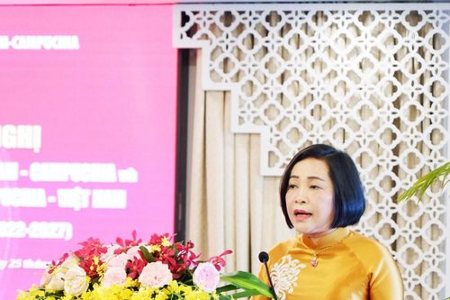 Phó Chủ tịch Quốc hội Nguyễn Thị Thanh dự Hội nghị liên tịch giữa Hội hữu nghị hai nước Việt Nam và Campuchia