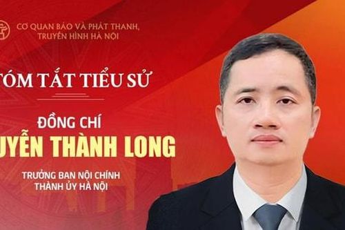 Tóm tắt tiểu sử Trưởng ban Nội chính Thành ủy Hà Nội Nguyễn Thành Long