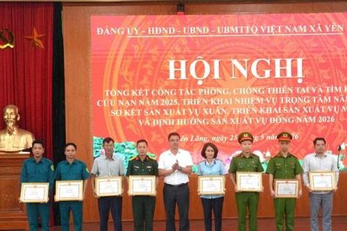 Xã Yên Lãng chủ động các phương án phòng, chống thiên tai, bão lũ