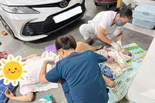 Không kịp vào viện, bà bầu sinh con thành công tại nhà