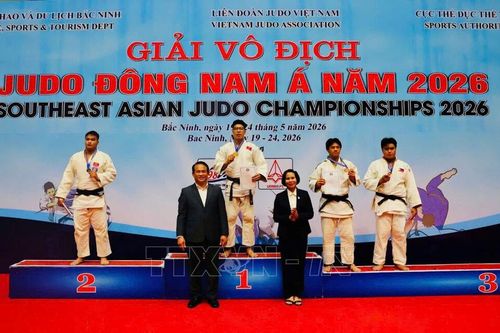 Việt Nam xếp thứ nhất toàn đoàn Giải vô địch Judo Đông Nam Á 2026