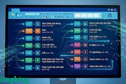 Tăng tốc độ làm việc với phím tắt