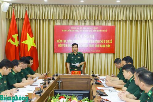 Nâng cao chất lượng thực hiện Quy chế dân chủ ở cơ sở trong Bộ đội Biên phòng tỉnh Lạng Sơn