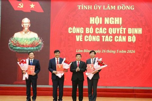Lâm Đồng điều động, bổ nhiệm nhiều cán bộ lãnh đạo sở, ngành và địa phương