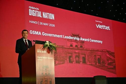 Việt Nam được vinh danh Giải thưởng Lãnh đạo Chính phủ GSMA 2026 về chuyển đổi số