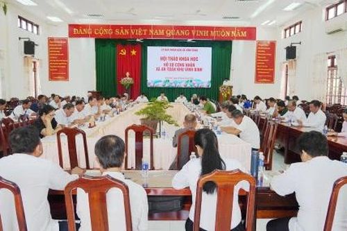 Xã Vĩnh Bình: Hội thảo đóng góp dự thảo Báo cáo khoa học đề nghị công nhận xã An toàn khu
