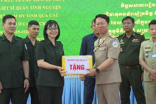 Lễ cầu siêu và bàn giao hài cốt liệt sĩ hy sinh tại Campuchia được tổ chức vào ngày 9 và 10-6