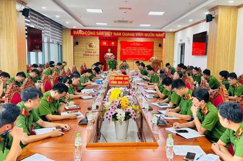 Đoàn khảo sát Bộ Công an làm việc tại Công an tỉnh Gia Lai