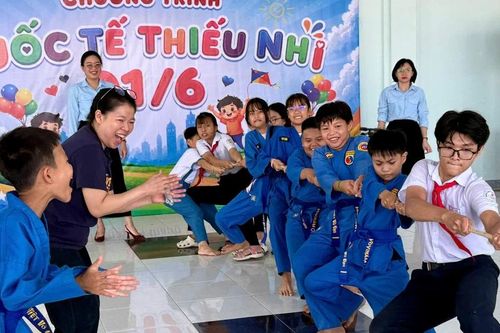 Rộn ràng chương trình Quốc tế thiếu nhi tại Trung tâm Hoạt động Thanh thiếu nhi tỉnh Gia Lai