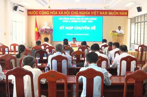 Kỳ họp chuyên đề HĐND xã Diên Khánh khóa II