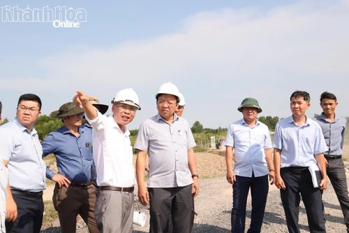 Đẩy nhanh tiến độ giải ngân Dự án Đường giao thông liên vùng Diên Khánh