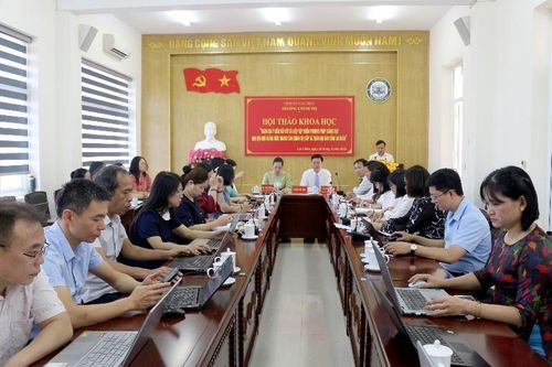Hội thảo khoa học 'Tham gia ý kiến đối với tài liệu tập huấn phương pháp giảng dạy cho đội ngũ giảng viên Trung tâm Chính trị cấp xã trên địa bàn tỉnh Lai Châu'