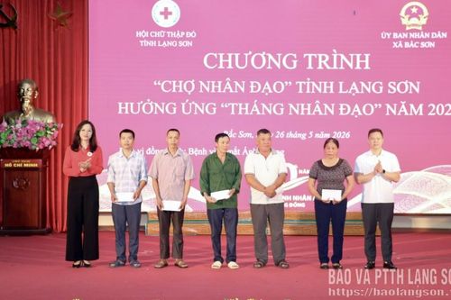 Đa dạng hoạt động trong chương trình 'Chợ Nhân đạo' tại xã Bắc Sơn