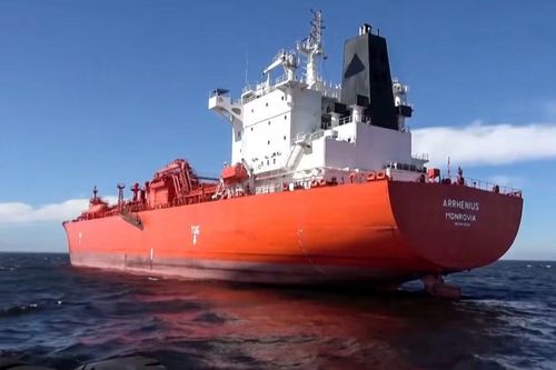 Nga phát hiện mìn từ tính do NATO sản xuất trên tàu chở khí đốt Arrhenius
